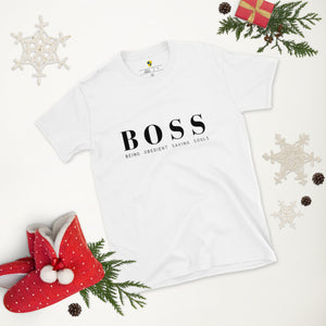 White B.O.S.S T-Shirt