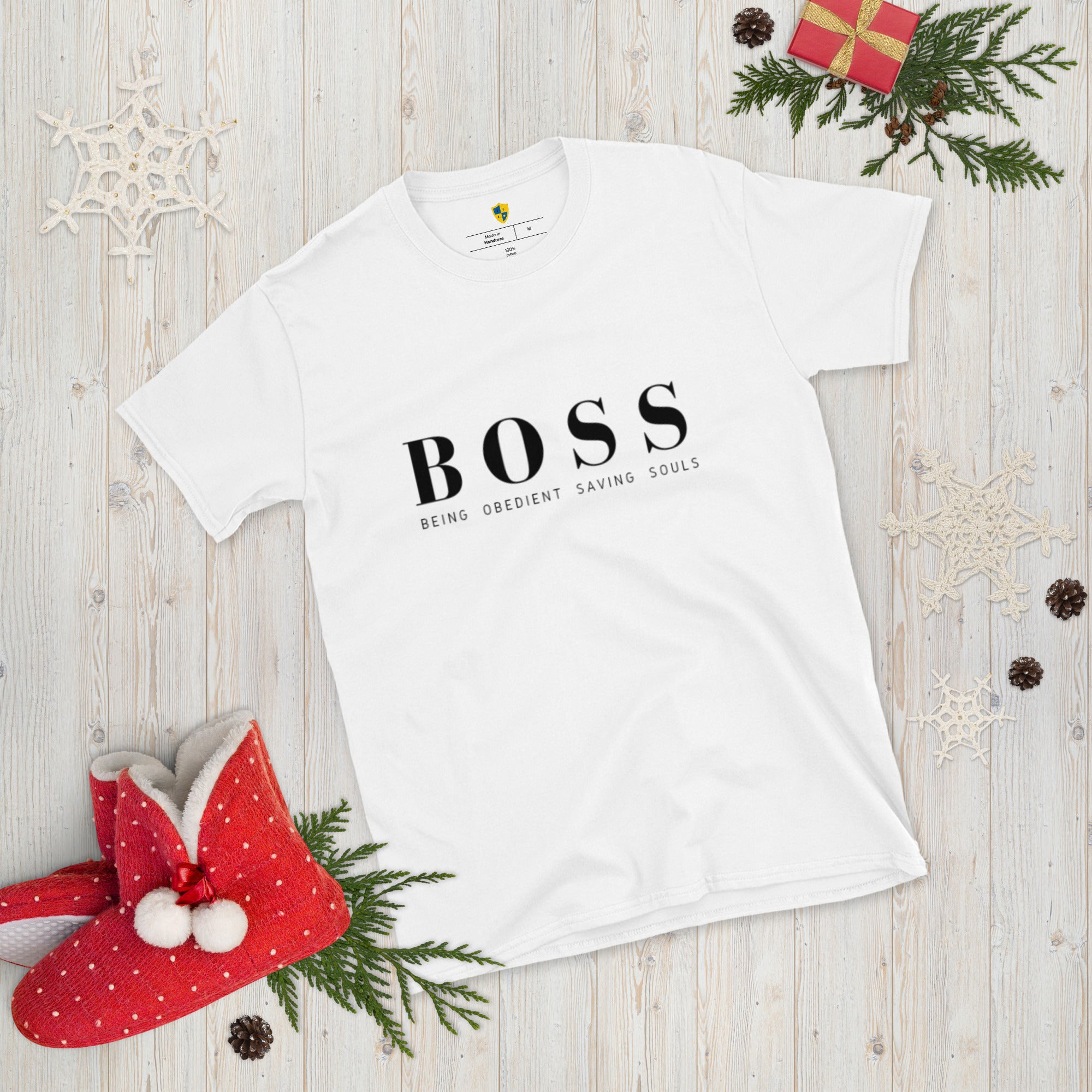 White B.O.S.S T-Shirt