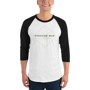 Kingdom Man 3/4 sleeve raglan shirt